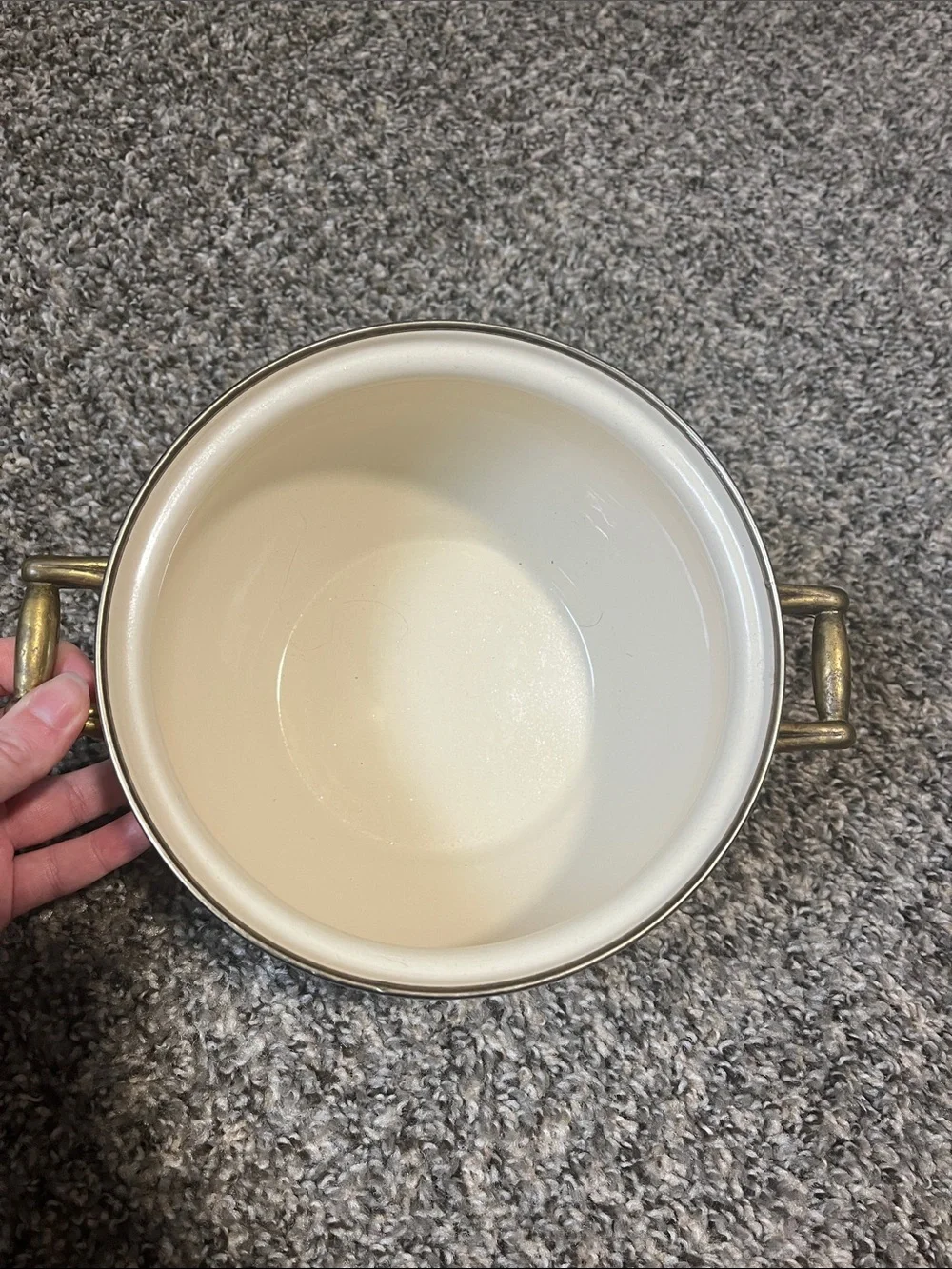 Vintage metal bowl